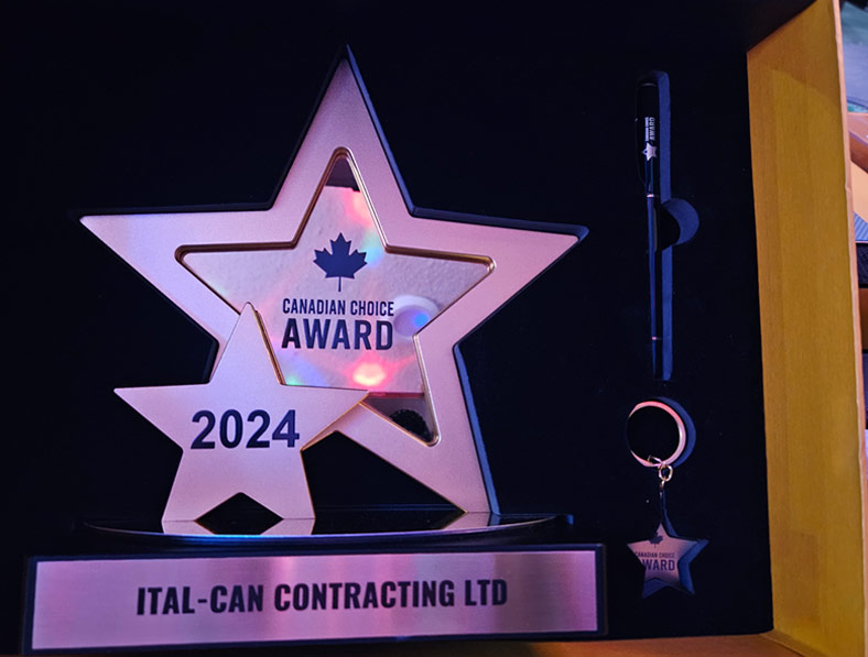 Ital-Can Contracting Wins 2024 Canadian Choice Award